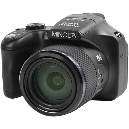 Minolta ProShot Wi-Fi Bridge Camera with 67x Optical Zoom MN67Z-BK